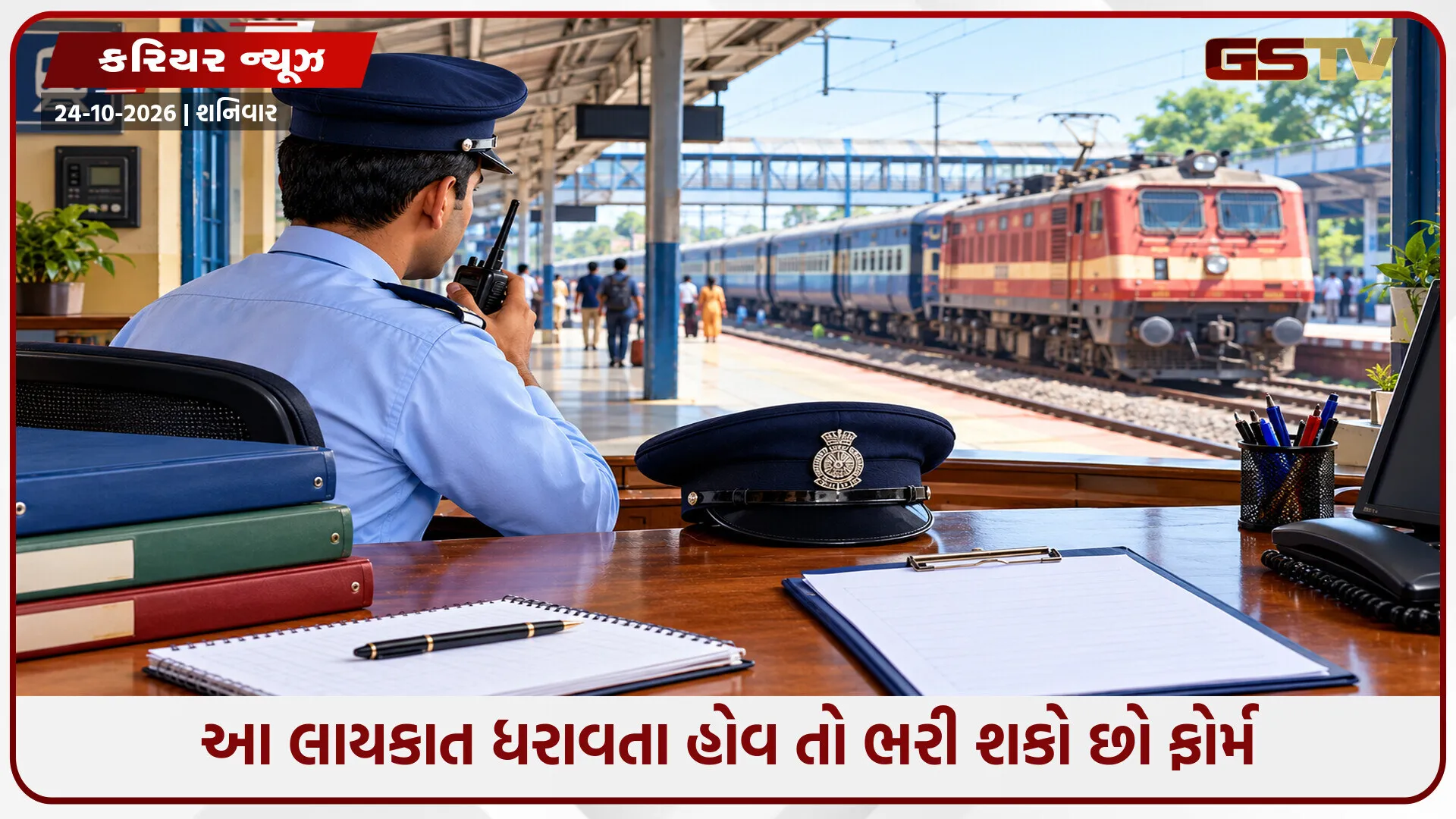 RRB સ્ટેશન માસ્ટર ભરતી 2026 માટે બહાર પડ્યું નોટિફિકેશન, આ તારીખથી શરૂ થશે અરજી પ્રક્રિયા