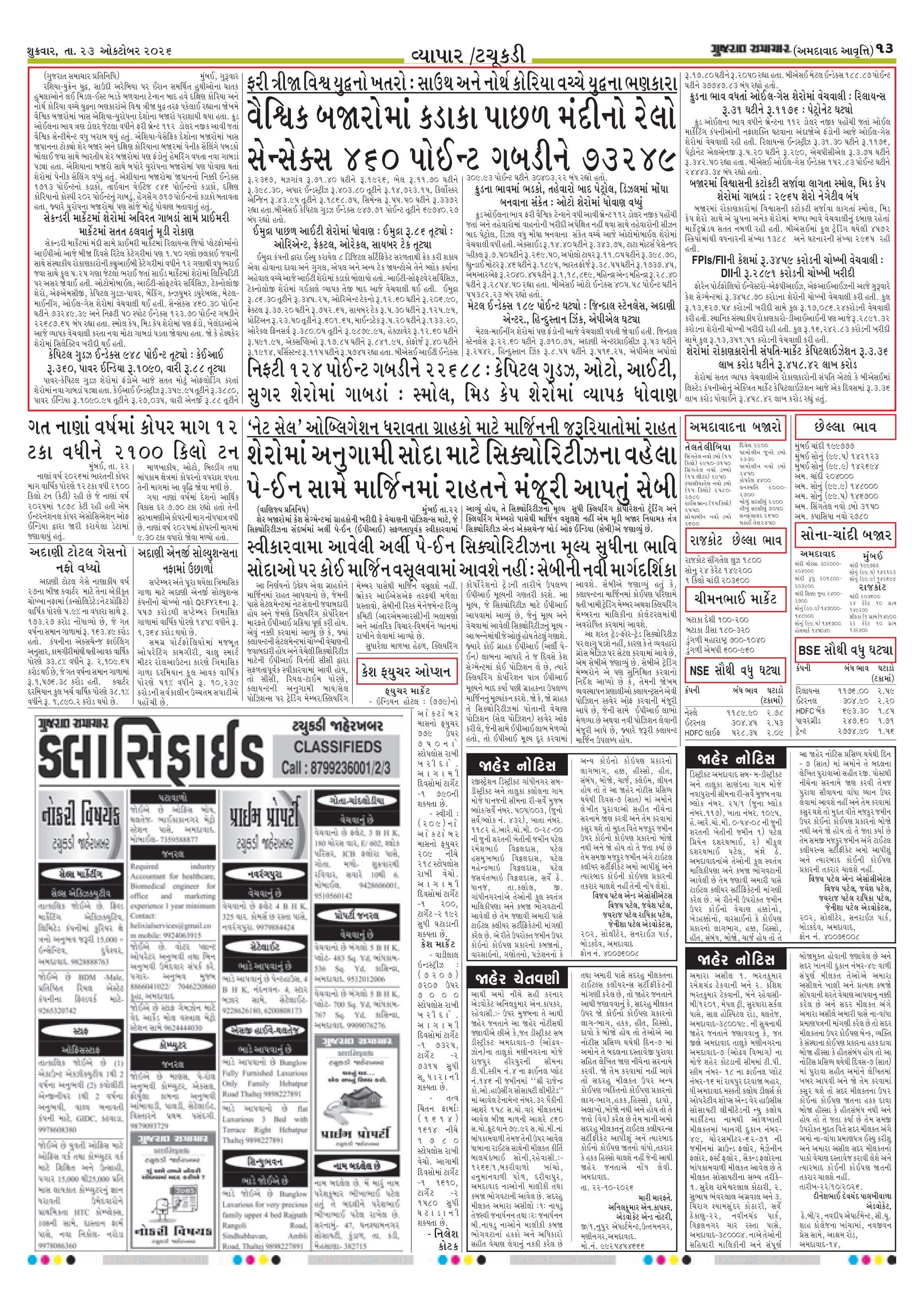 E-PAPER ઈ-પેપર – 23 ઑક્ટોબર 2026 – પાનું 13